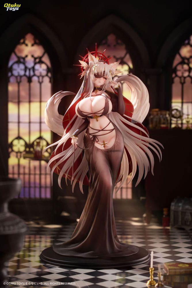 Original Character PVC Statue 1/6 The Fox Spirits Sister Illustrated by Sorananiiro Deluxe Edition 30 cm - Smalltinytoystore