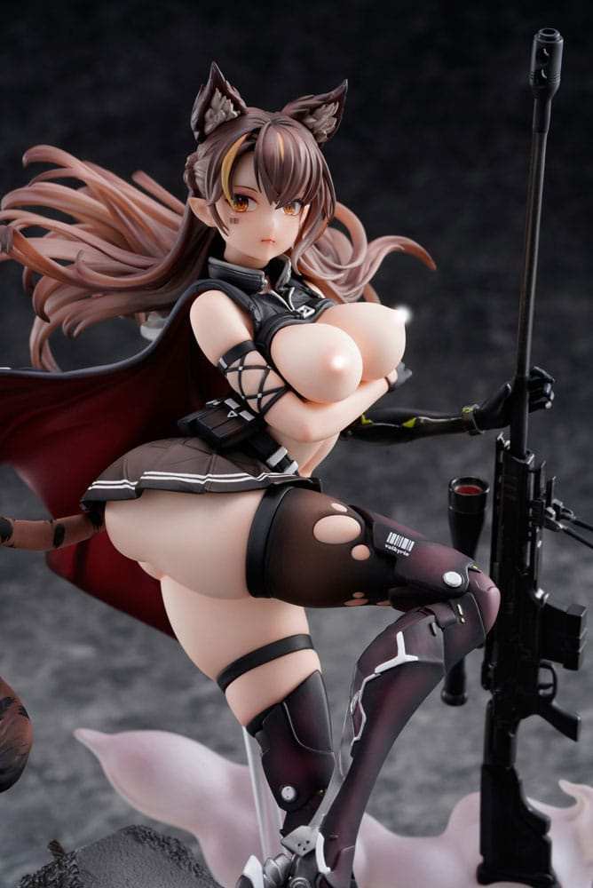 Original Character PVC Statue 1/7 Ijuu Senki Series: Sniper Karihime Limited Distribution 27 cm - Smalltinytoystore