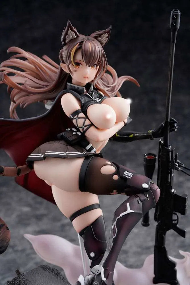 Original Character PVC Statue 1/7 Ijuu Senki Series: Sniper Karihime Limited Distribution 27 cm - Smalltinytoystore