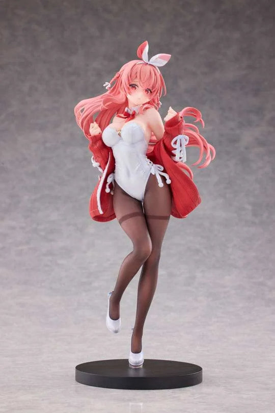 Original Character PVC Statue 1/7 White Rabbit Illustrated by Rosuuri Deluxe Version 24 cm - Smalltinytoystore