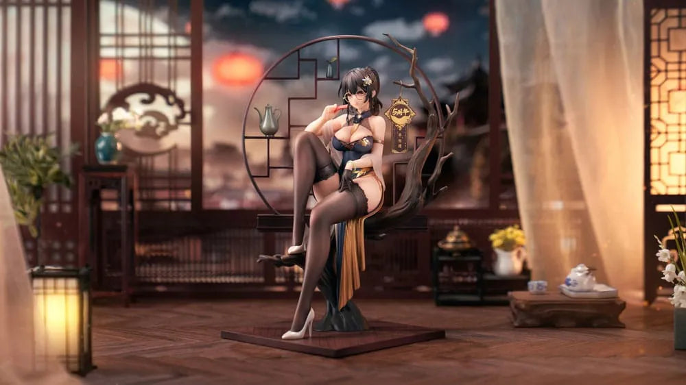 Original Character PVC Statue 1/7 Xiami China Dress Genboku Ver. 26 cm - Smalltinytoystore