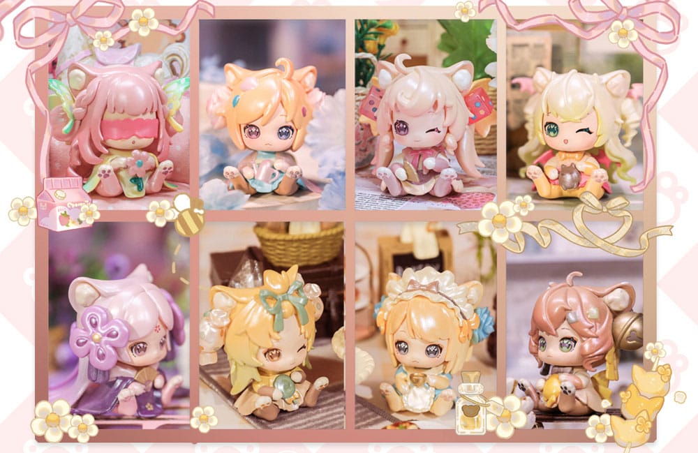 Original Character Sammelfiguren Cat Nizizi-Kitten Agency 7 cm Sortiment (8) - Smalltinytoystore