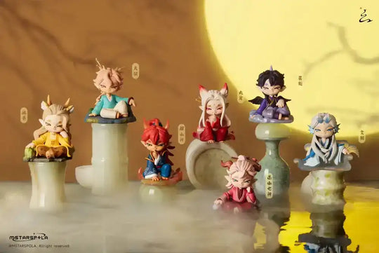 Original Character Sammelfiguren Searching for Mountains and Seas, Stars 9 cm Sortiment (6) - Smalltinytoystore