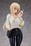 Original Character Statue 1/4 Aoi Koigakubo Illustrated by Fujiko Leather Pants Deluxe Edition 42 cm - Smalltinytoystore