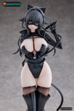 Original Character Statue 1/6 Cat Woman Happy-chan 27 cm - Smalltinytoystore