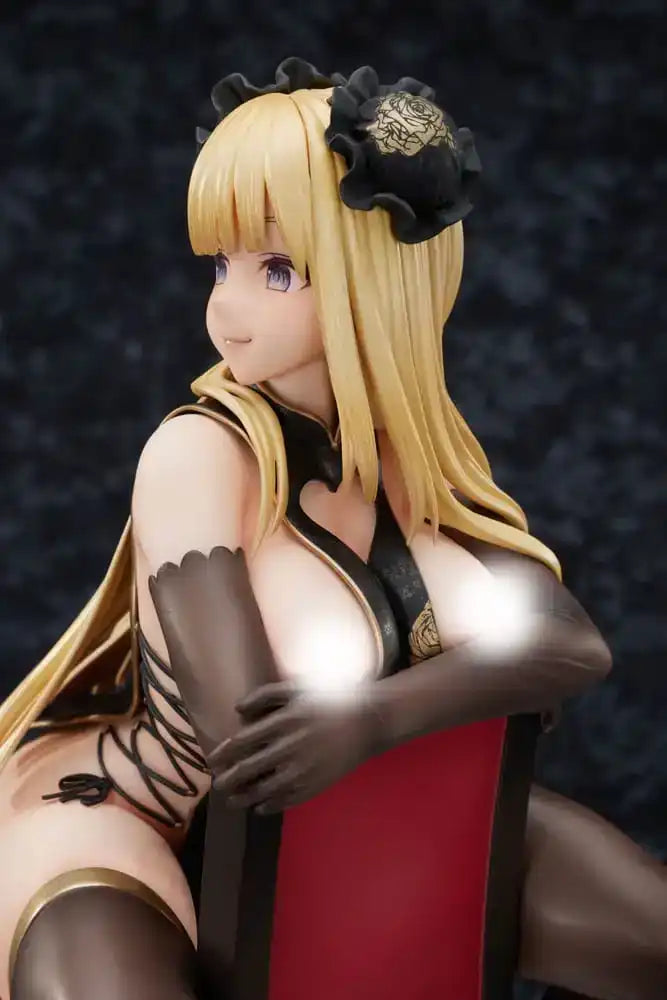 Original Character Statue 1/6 China Girl Black Ver. Illustrated by oekakizuki 20 cm - Smalltinytoystore