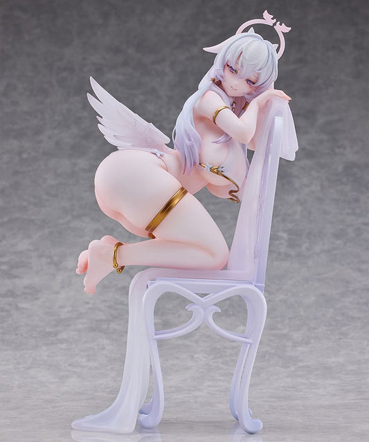Original Character Statue 1/6 Pure White Angel-chan 27 cm - Smalltinytoystore