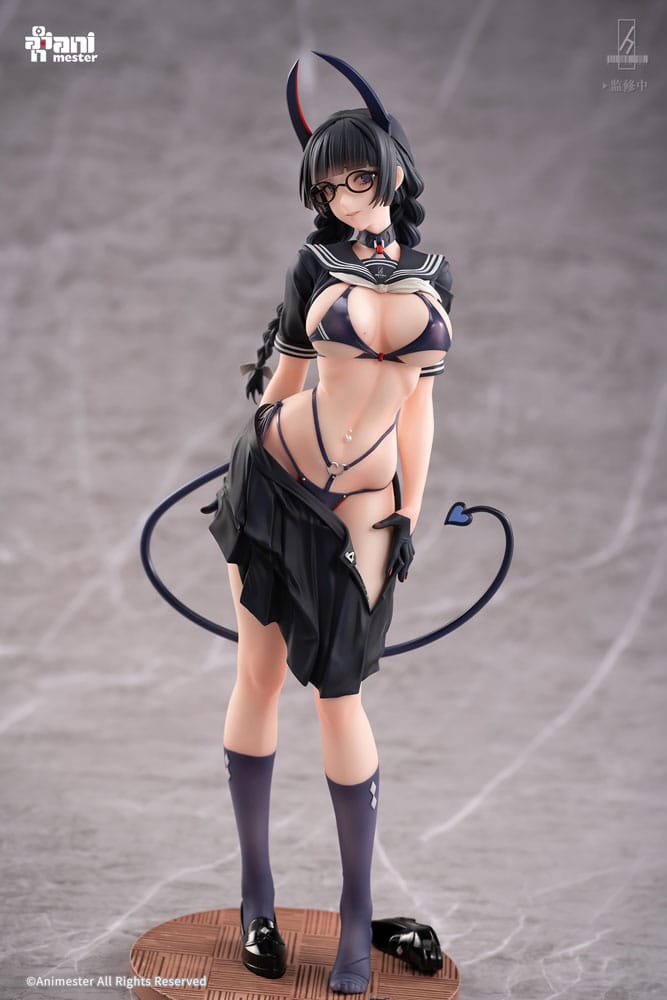 Original Character Statue 1/6 Succubus Class President Reina Illustration by Ban! 30 cm - Smalltinytoystore