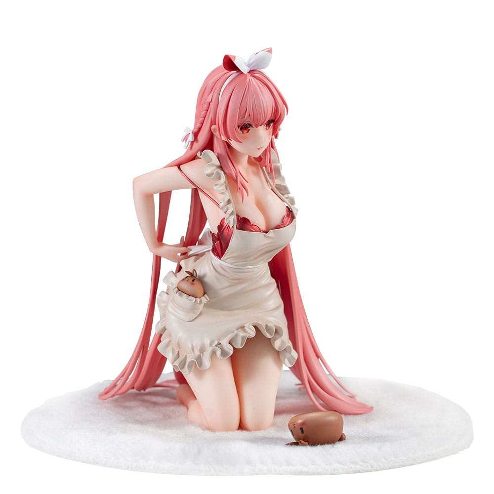 Original Character Statue 1/7 White Rabbit Rosu 16 cm - Smalltinytoystore