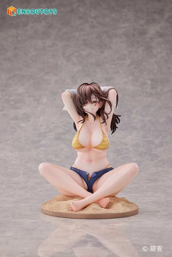 Original Character Statue Danjo no Yujo ga Seiritsu Dekinai Type no Onna Tomodachi 15 cm - Smalltinytoystore