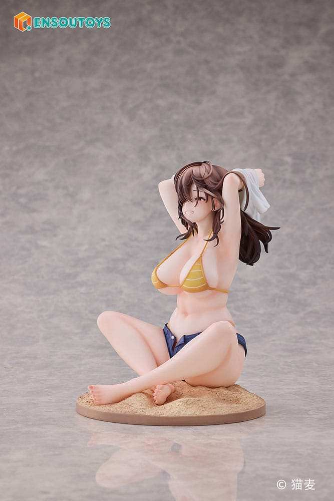 Original Character Statue Danjo no Yujo ga Seiritsu Dekinai Type no Onna Tomodachi 15 cm - Smalltinytoystore