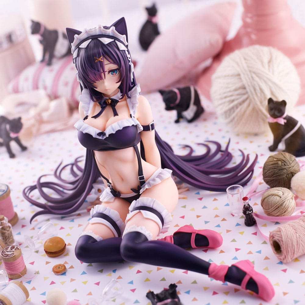 Original Character Statue PVC Cat Maid 15 cm - Smalltinytoystore