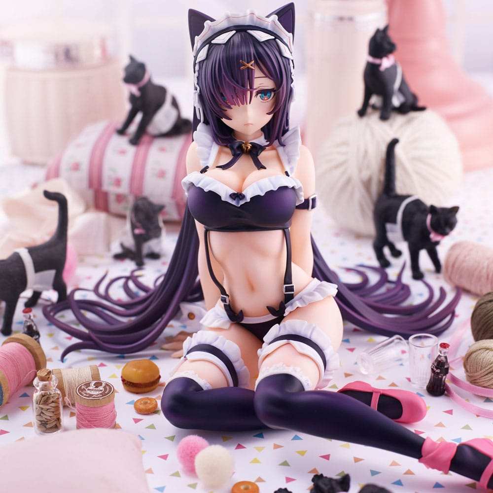 Original Character Statue PVC Cat Maid 15 cm - Smalltinytoystore