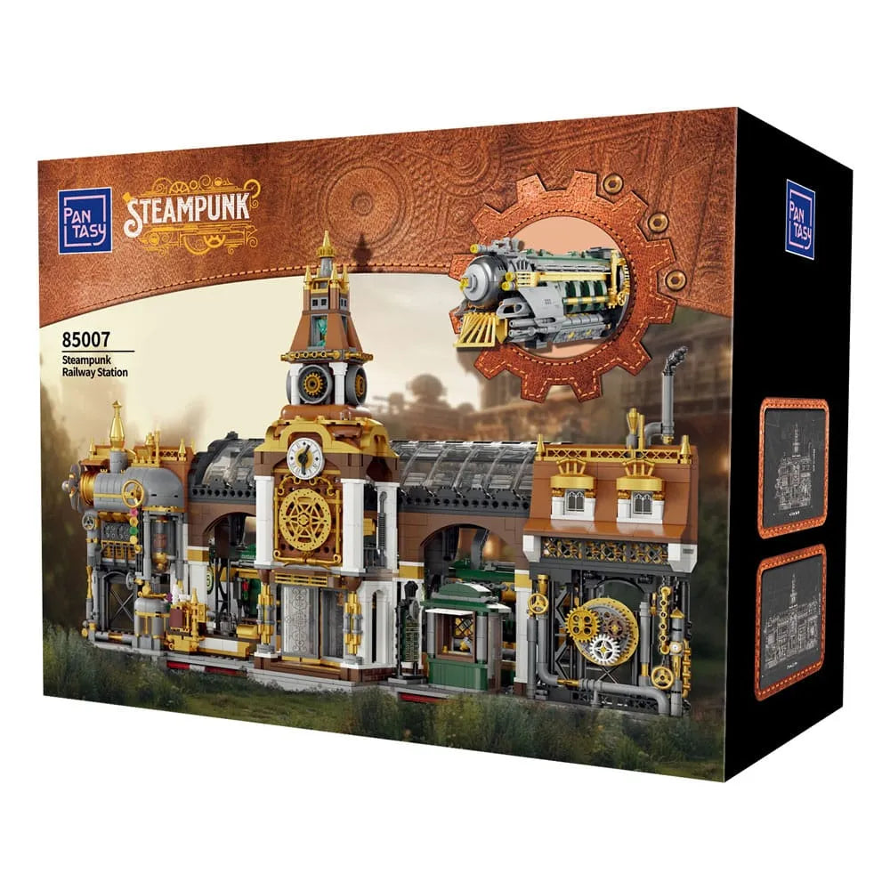 Original-Steampunk Series Bauset Steampunk Railway Station 36 cm - Smalltinytoystore