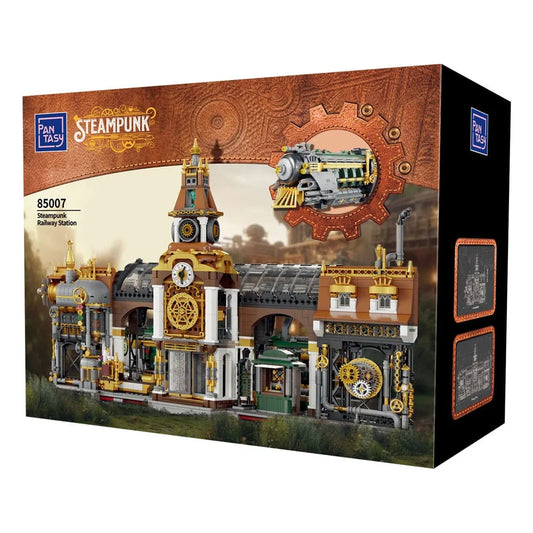 Original-Steampunk Series Bauset Steampunk Railway Station 36 cm - Smalltinytoystore