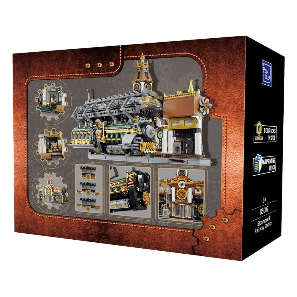Original-Steampunk Series Bauset Steampunk Railway Station 36 cm - Smalltinytoystore