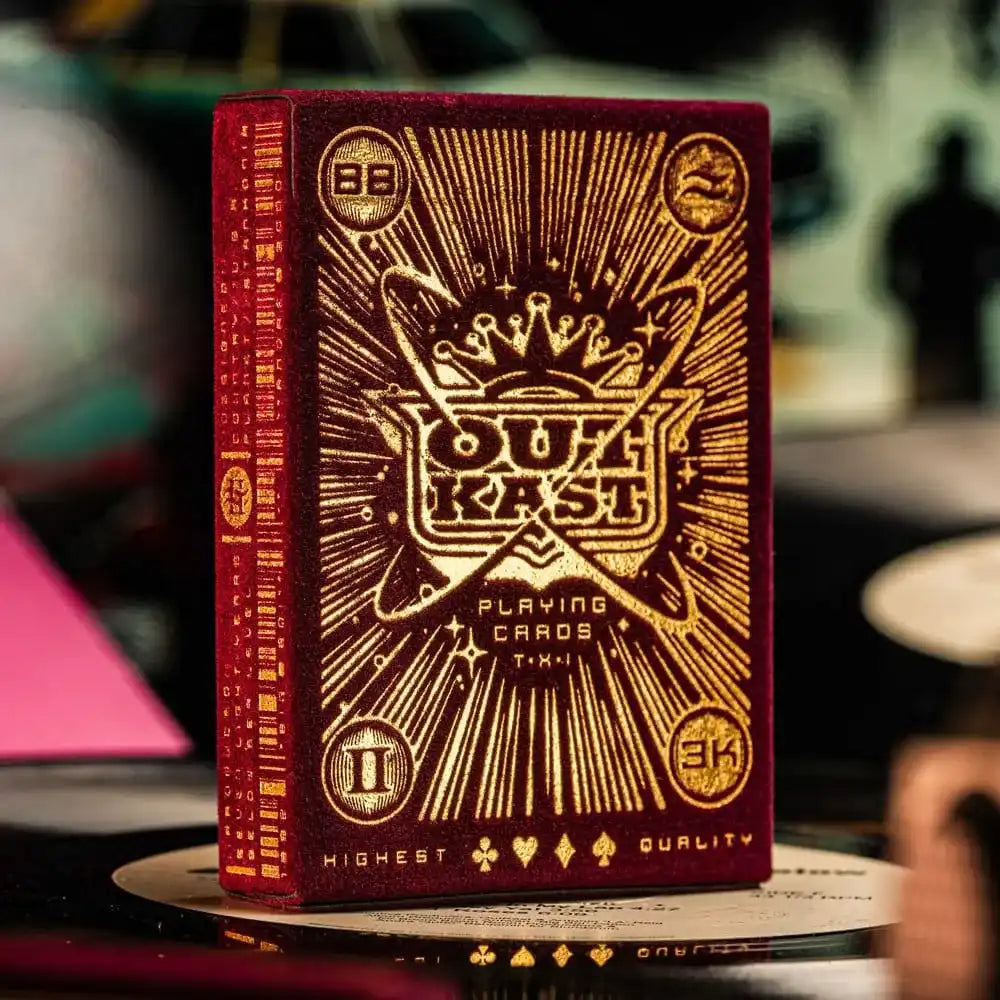 Outcast Spielkarten Red Velvet - Smalltinytoystore