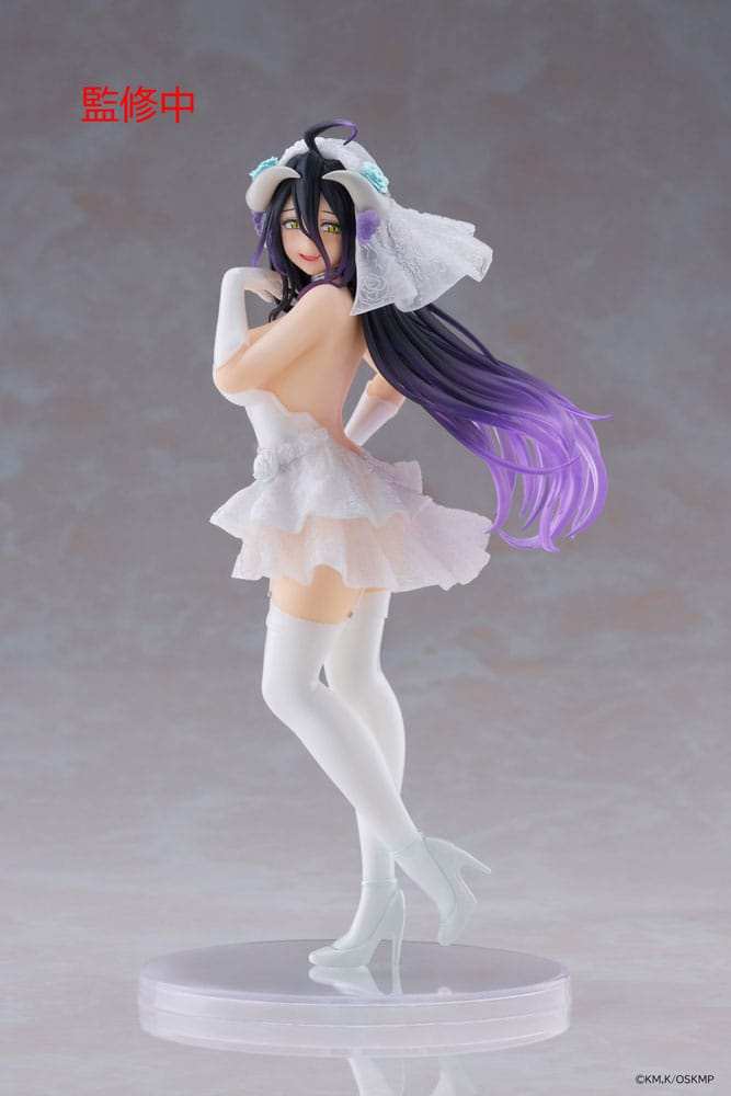 Overlord Coreful PVC Statue Albedo Wedding Ver. 18 cm - Smalltinytoystore