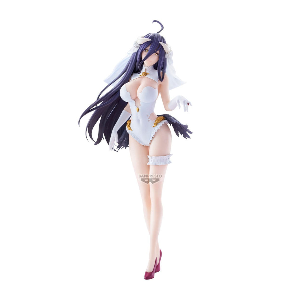 Overlord Glitter&Glamours PVC Statue Albedo Wedding Ver. 27 cm - Smalltinytoystore