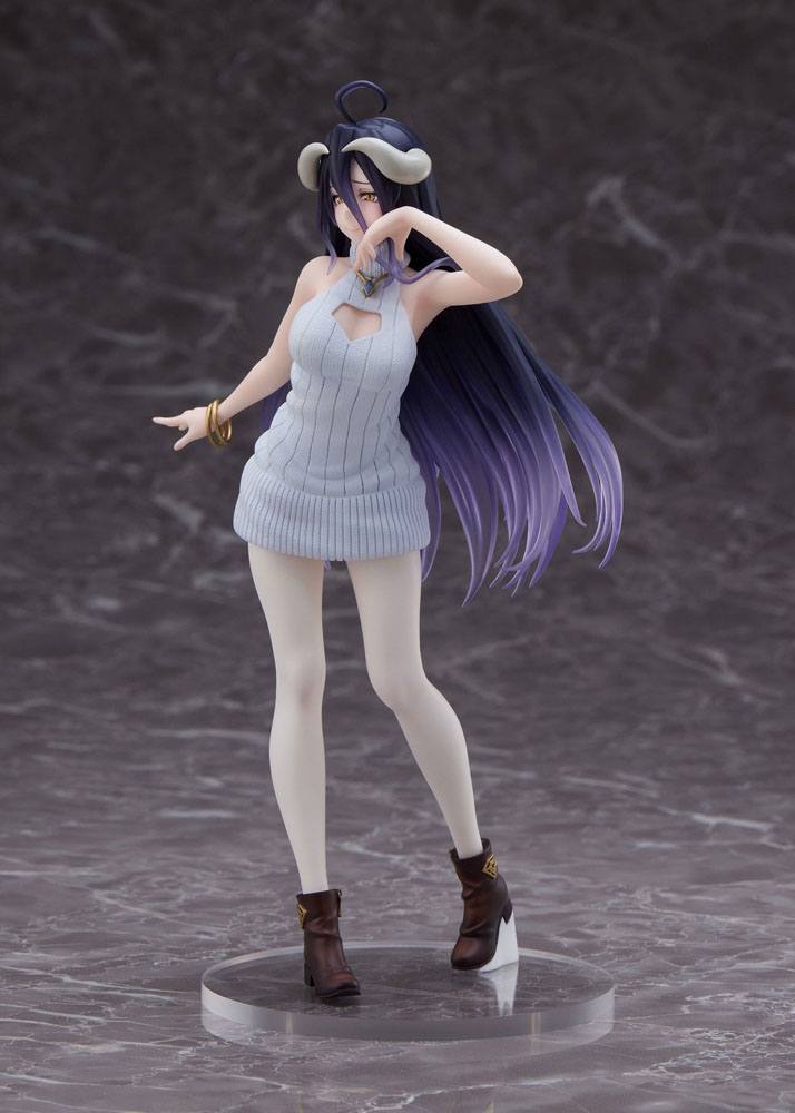 Overlord IV Coreful PVC Statue Albedo Knit Dress Ver. 20 cm - Smalltinytoystore