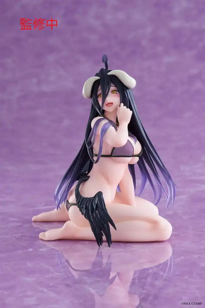 Overlord IV PVC Statue Desktop Albedo Swimsuit Ver. Renewal Edition 13 cm - Smalltinytoystore