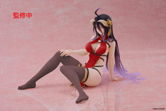 Overlord PVC Statue Desktop Cute Figure Albedo Chinese Dress Ver. Renewal 13 cm - Smalltinytoystore