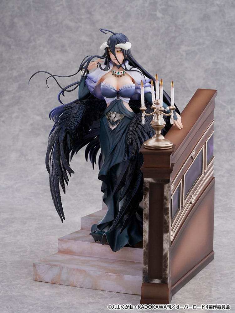 Overlord SHIBUYA SCRAMBLE FIGURE PVC Statue 1/7 Albedo Jet Black Dress Ver. 28 cm - Smalltinytoystore
