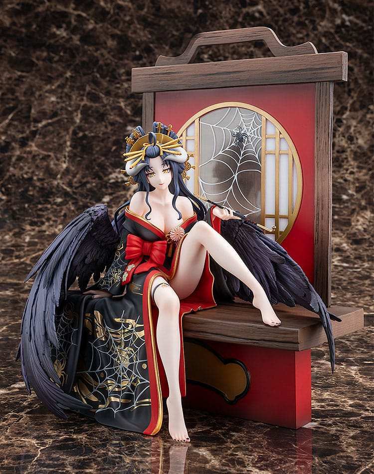 Overlord Statue 1/7 Albedo Splendid Kimono Ver. 27 cm - Smalltinytoystore