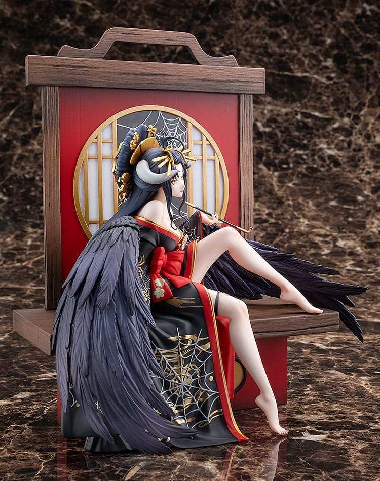 Overlord Statue 1/7 Albedo Splendid Kimono Ver. 27 cm - Smalltinytoystore