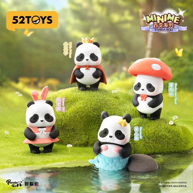 Panda Roll Blind Box Minime Figuren Sortiment Dress Up 4 cm (20) - Smalltinytoystore