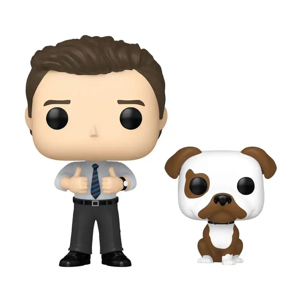 Parks and Recreation 15th Anniversary POP & Buddy! Vinyl Figur Chris&Champion 9 cm - Smalltinytoystore