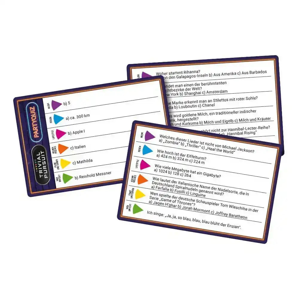 Party Quiz Kartenspiel Trivial Pursuit Vol. 1 *Deutsche Version* - Smalltinytoystore