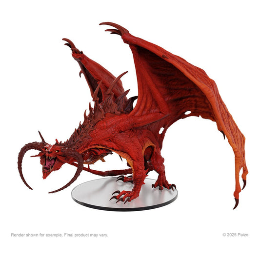 Pathfinder Battles Boxed Miniaturen vorbemalt Diabolic Dragon 18 cm - Smalltinytoystore