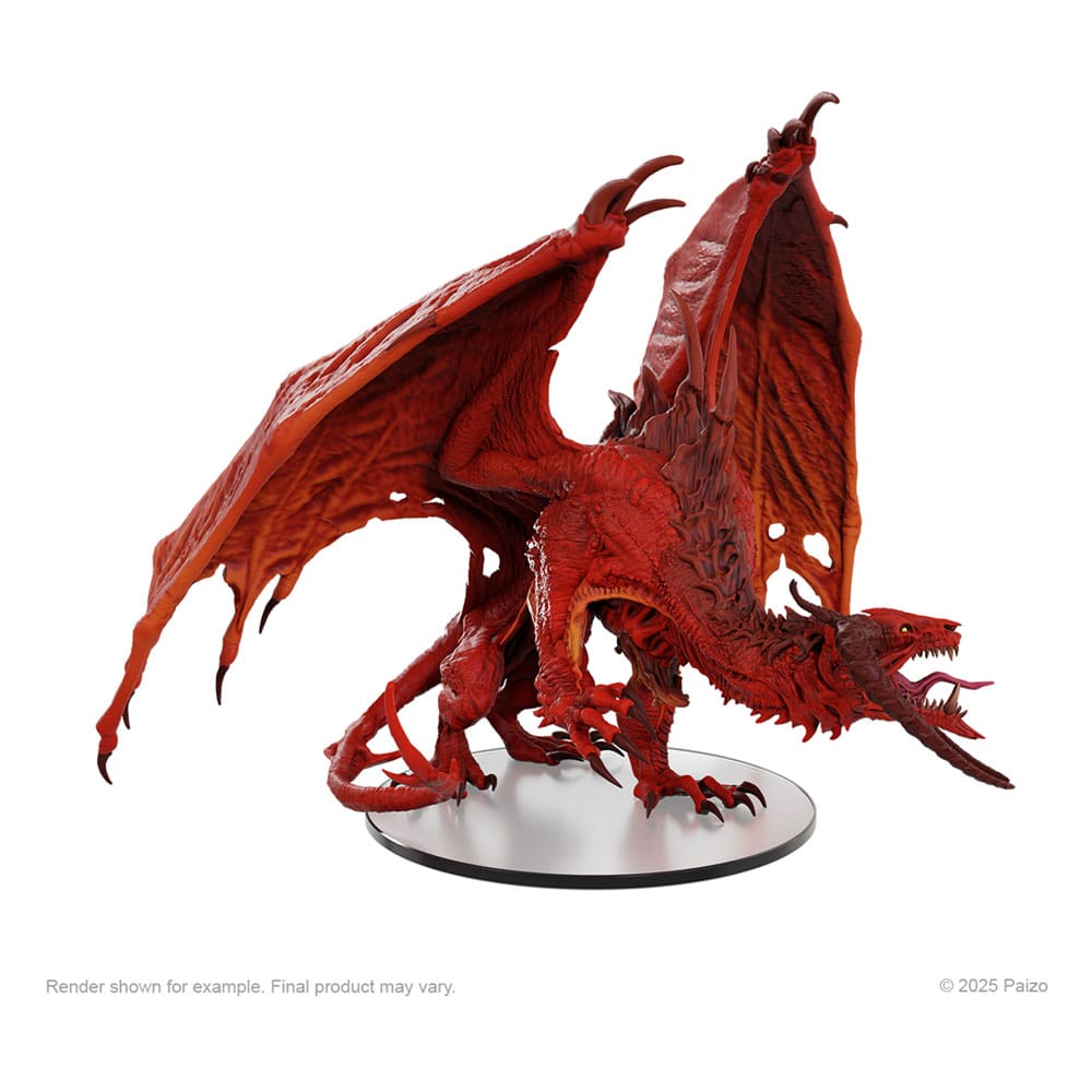 Pathfinder Battles Boxed Miniaturen vorbemalt Diabolic Dragon 18 cm - Smalltinytoystore