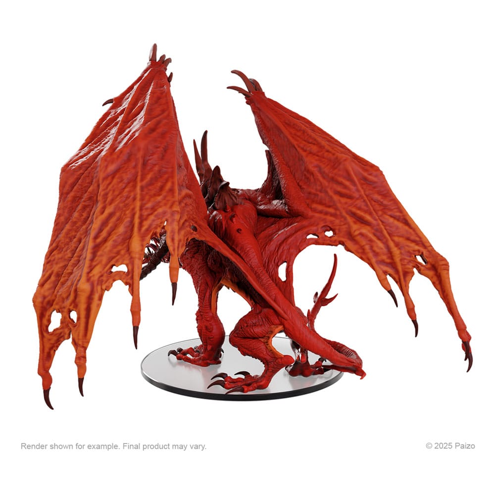 Pathfinder Battles Boxed Miniaturen vorbemalt Diabolic Dragon 18 cm - Smalltinytoystore