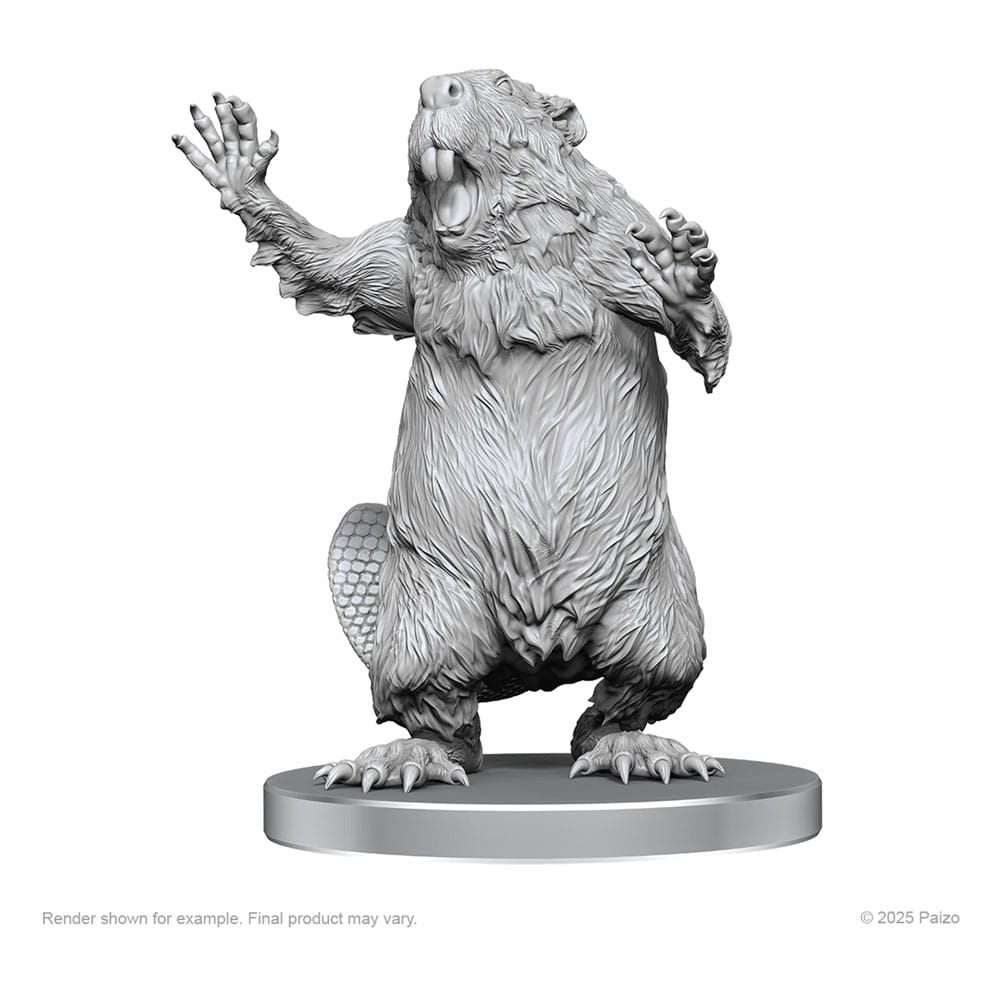 Pathfinder Deep Cuts Miniaturen unbemalt Boggard Scout & Castoroides - Smalltinytoystore