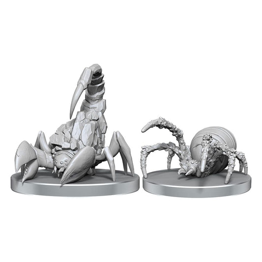 Pathfinder Deep Cuts Miniaturen unbemalt Cave Scorpion & Hunting Spider - Smalltinytoystore