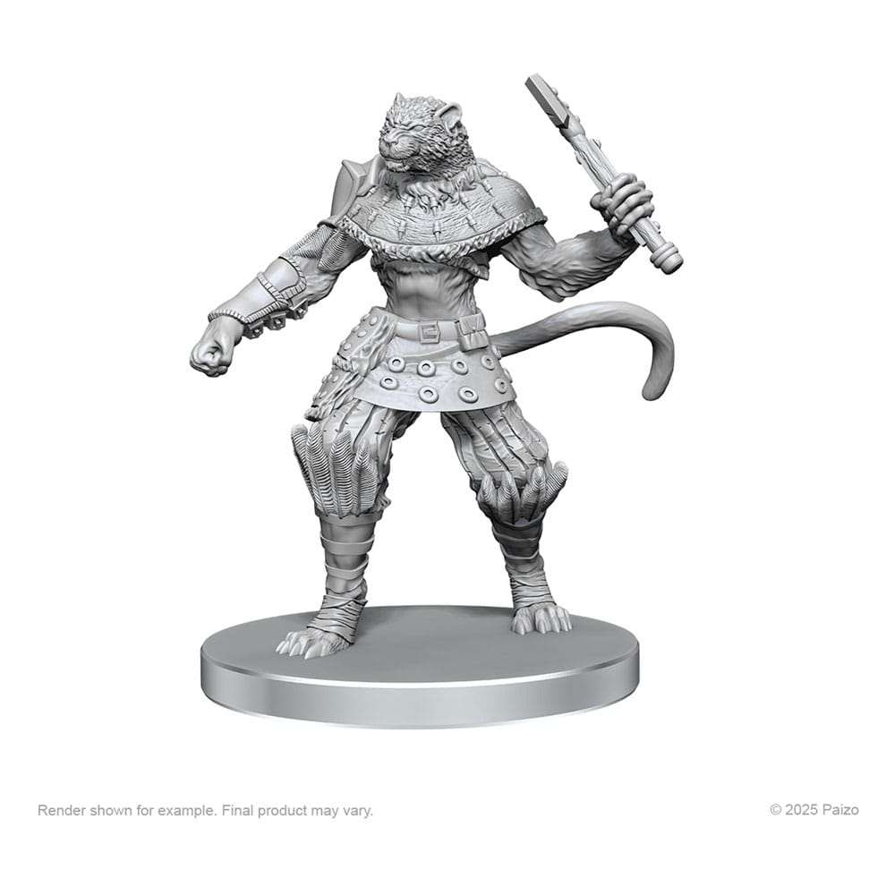 Pathfinder Deep Cuts Miniaturen unbemalt Elf Hunter & Catfolk Bandit - Smalltinytoystore