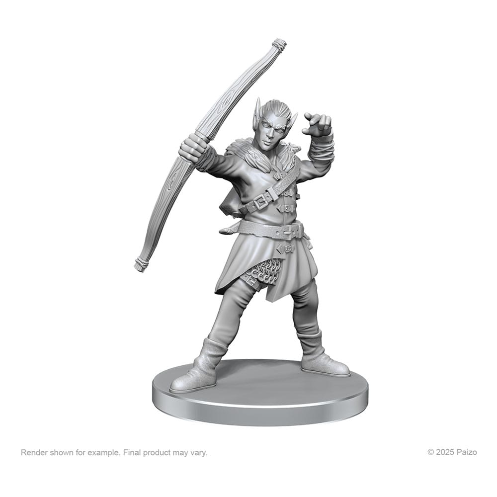 Pathfinder Deep Cuts Miniaturen unbemalt Elf Hunter & Catfolk Bandit - Smalltinytoystore