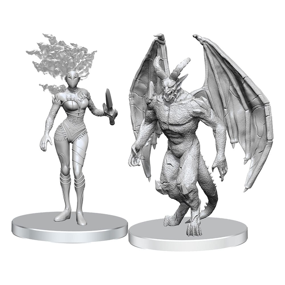 Pathfinder Deep Cuts Miniaturen unbemalt Gargoyle & Shae - Smalltinytoystore