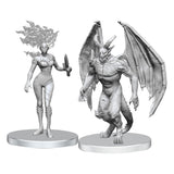 Pathfinder Deep Cuts Miniaturen unbemalt Gargoyle & Shae - Smalltinytoystore