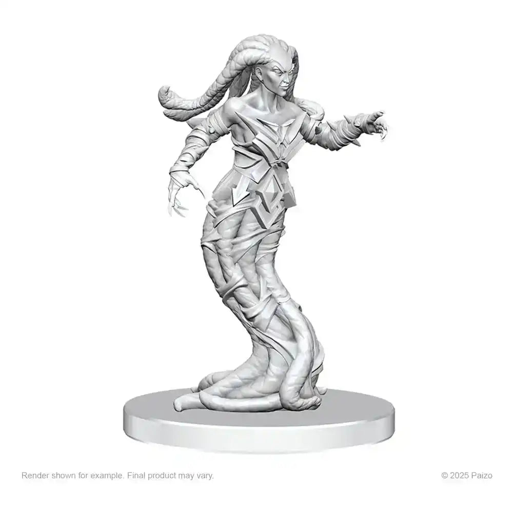 Pathfinder Deep Cuts Miniaturen unbemalt Gylou (Handmaiden Devil) & Ferrugon (Rust Devil) - Smalltinytoystore