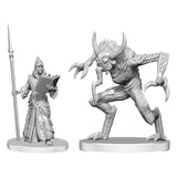 Pathfinder Deep Cuts Miniaturen unbemalt Vloriak (Despoiler Demon) & Demonologist - Smalltinytoystore