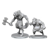 Pathfinder Deep Cuts Miniaturen unbemalt Werewolf & Wereboar - Smalltinytoystore