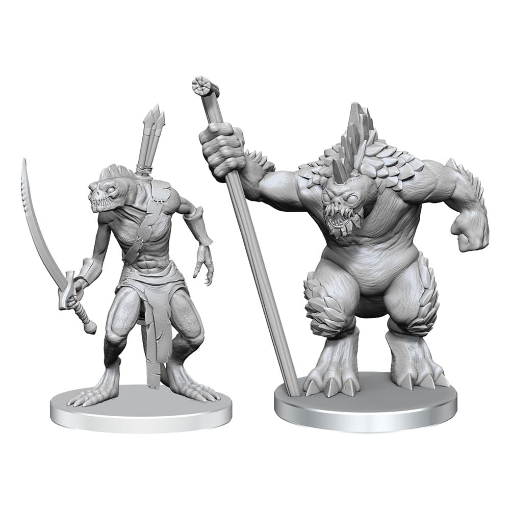 Pathfinder Deep Cuts Miniaturen unbemalt Xulgath Skirmisher & Stoneliege - Smalltinytoystore