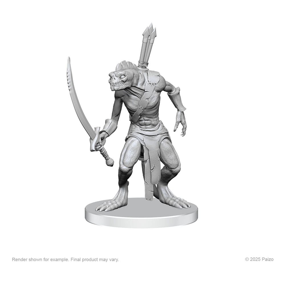 Pathfinder Deep Cuts Miniaturen unbemalt Xulgath Skirmisher & Stoneliege - Smalltinytoystore