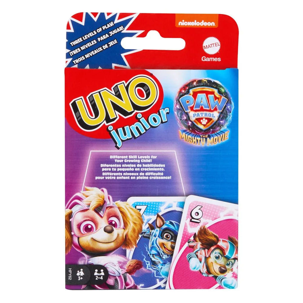 Paw Patrol - Der Mighty Kinofilm Kartenspiel UNO Junior - Smalltinytoystore