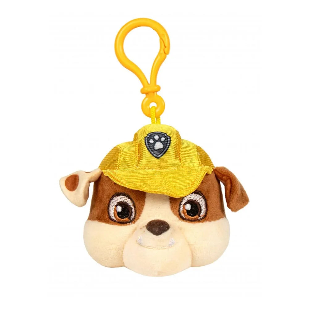 Paw Patrol Plüsch-Schlüsselanhänger Rubble 8 cm - Smalltinytoystore