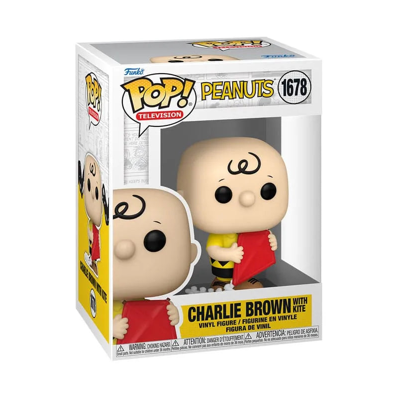Peanuts POP! Animation Figur Charlie Brown w/Kite 9 cm - Smalltinytoystore