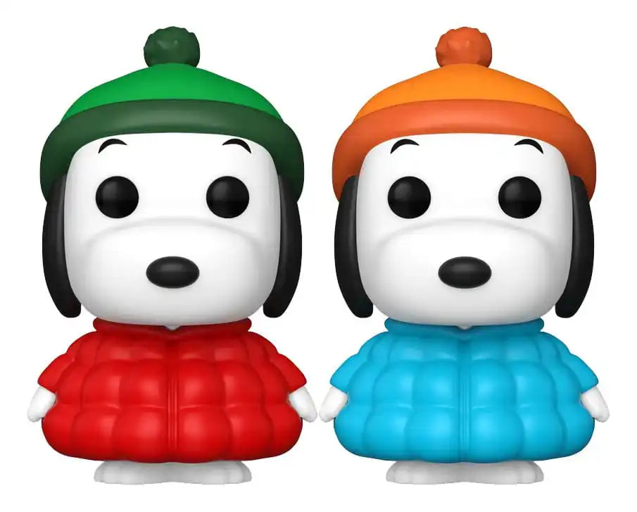 Peanuts POP! Animation Vinyl Figur Snqy in Coat w/CH 9 cm Sortiment (6) - Smalltinytoystore